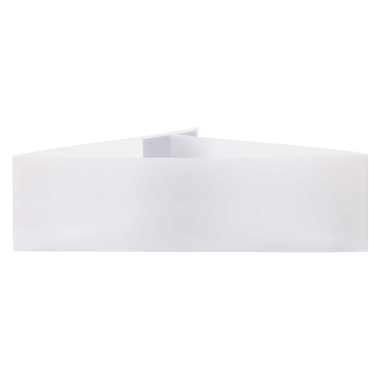 A7 White Vellum Belly Bands by Recollections™, 10ct.